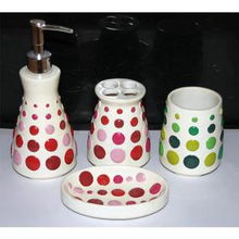 廠家直銷歐式衛浴四件套 樹脂工藝品JBC09，提升浴室格調