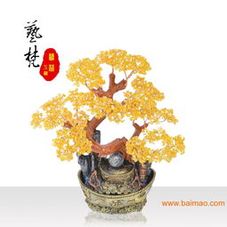 天然水晶樹脂工藝品 招財(cái)樹龍鳳水，家居裝飾與財(cái)富風(fēng)水的完美融合